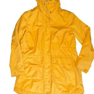 Old Navy Bright Yellow women Raincoat